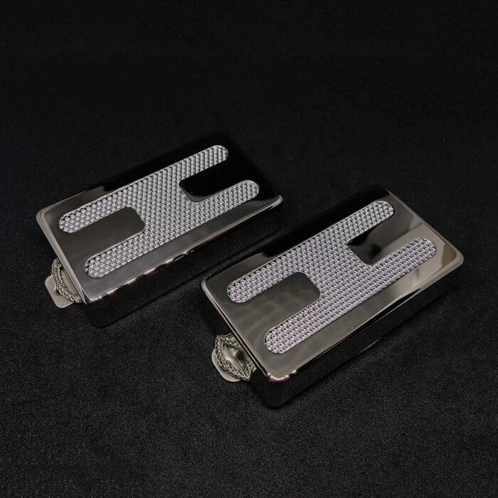 set iuso humbucker silver foil h-gate