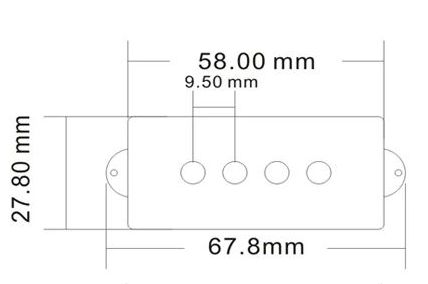 Cover precision bass 4 corde aperto